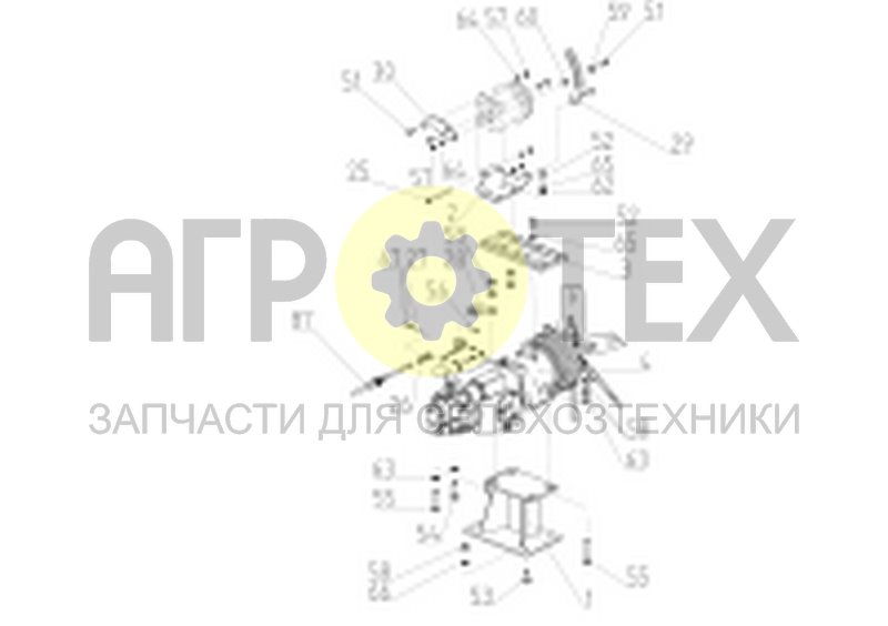 Чертеж Привод ГСТ (100.05.07.000Ф)